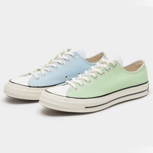 Converse Chuck 70 Low Tri-Panel Three Color Canvas Sneakers women’s 10 / men’s 8